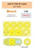 Omask 54053 Jak-9 (Yak-9) mask (for ICM) 1/48